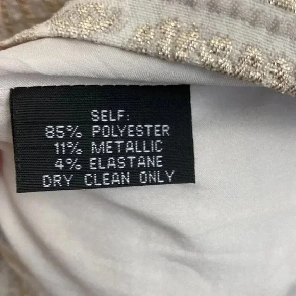 Teri Jon Rickie Freeman Midi Dress 4 Metallic Embroidered Puff Sleeve Event Gala